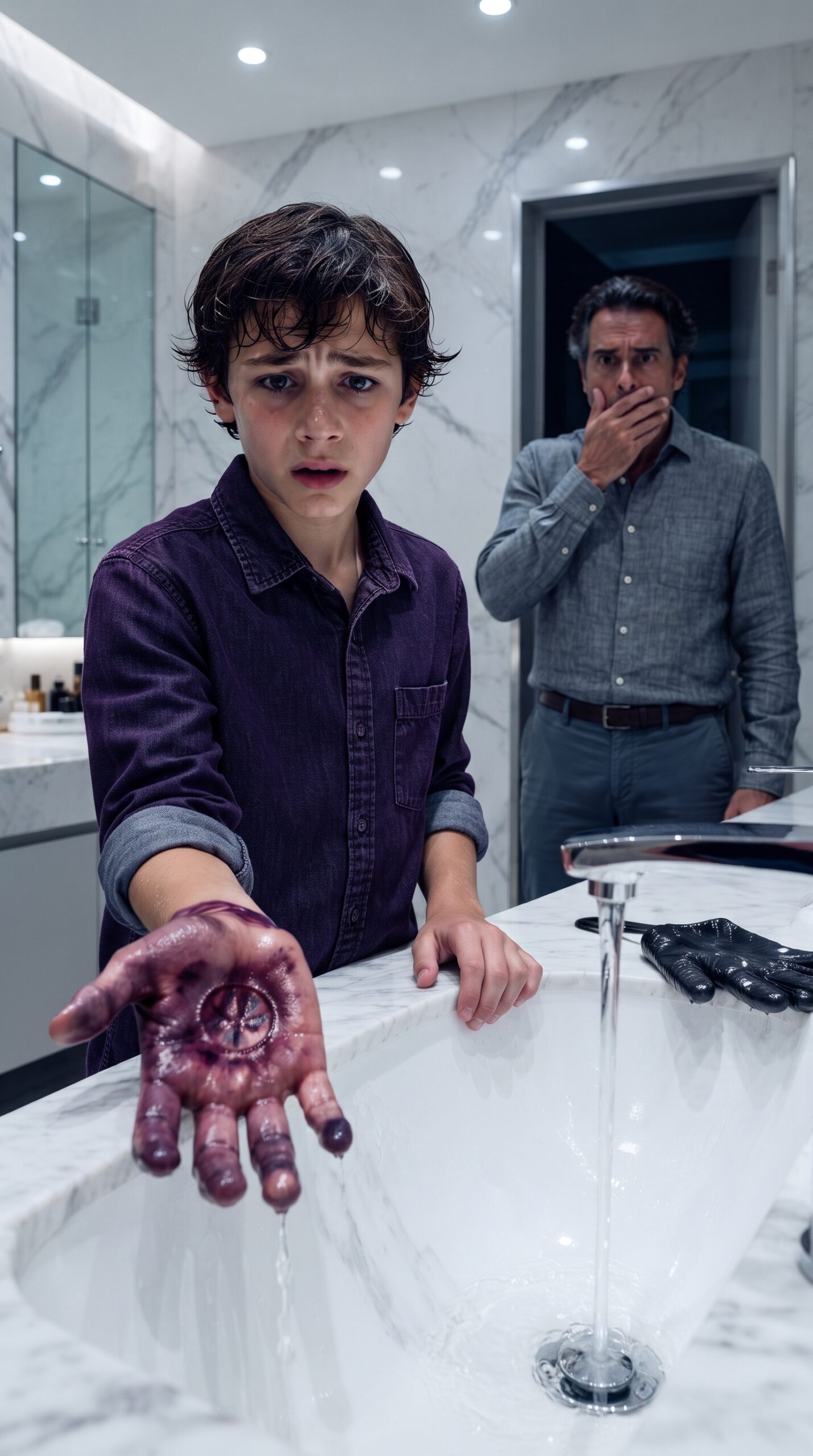 The Nephew Arrived with Black Gloves in the Heat… and the Burn Mark on His Hands Revealed the Crime They Called Suicide