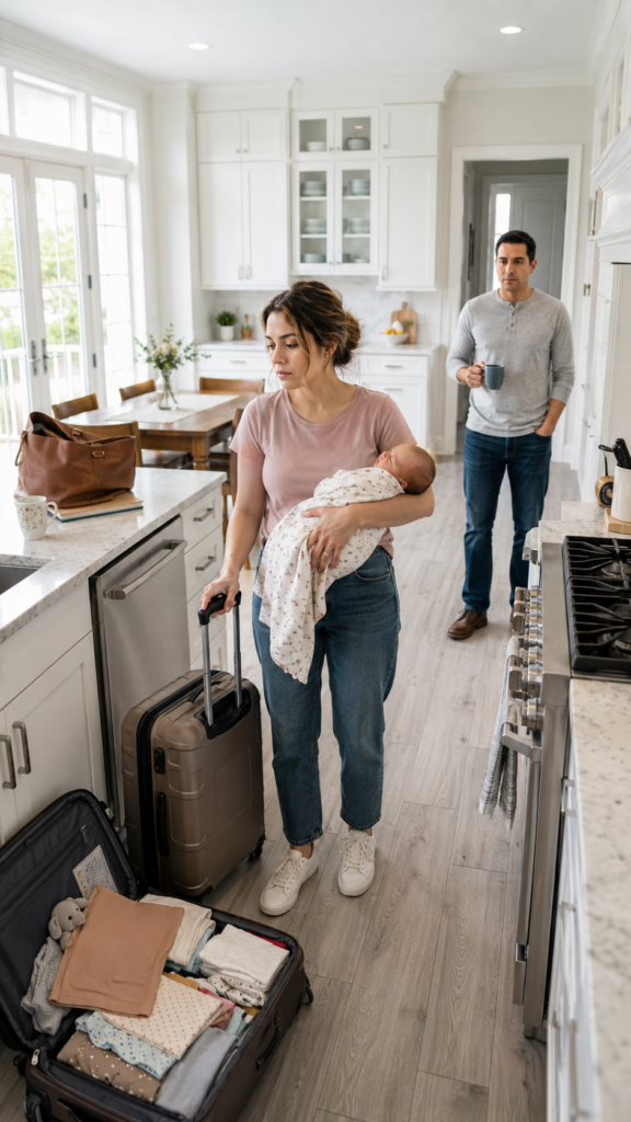 At 4:30 a.m., He Asked for Divorce While She Held Their Baby... But That Morning, She Was Going to Sink His Entire Family