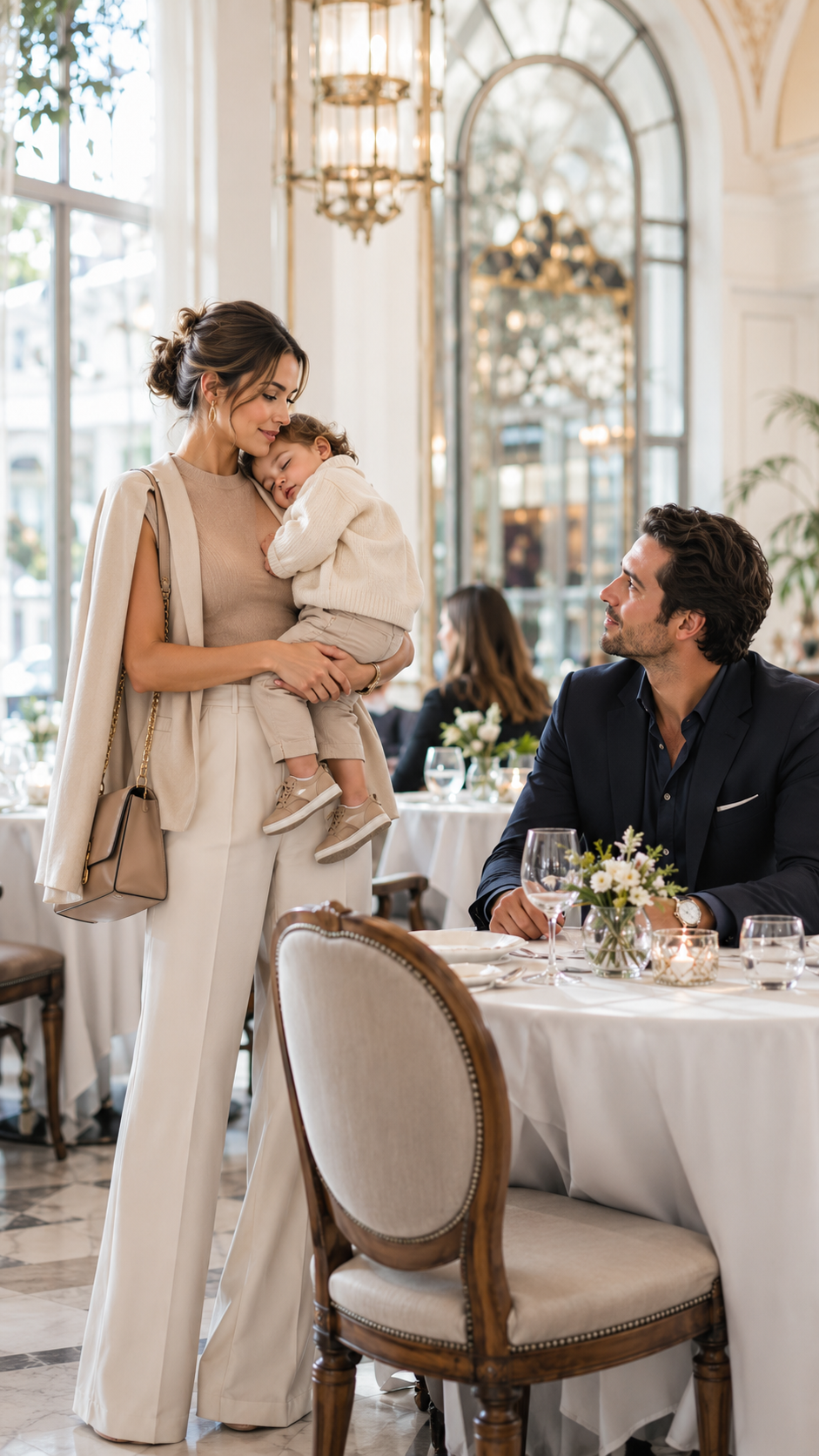 She Arrived at the Blind Date Cradling a Sleeping Child... and Ended Up Teaching a Man Who Was Running from Everything That Means Coming Home