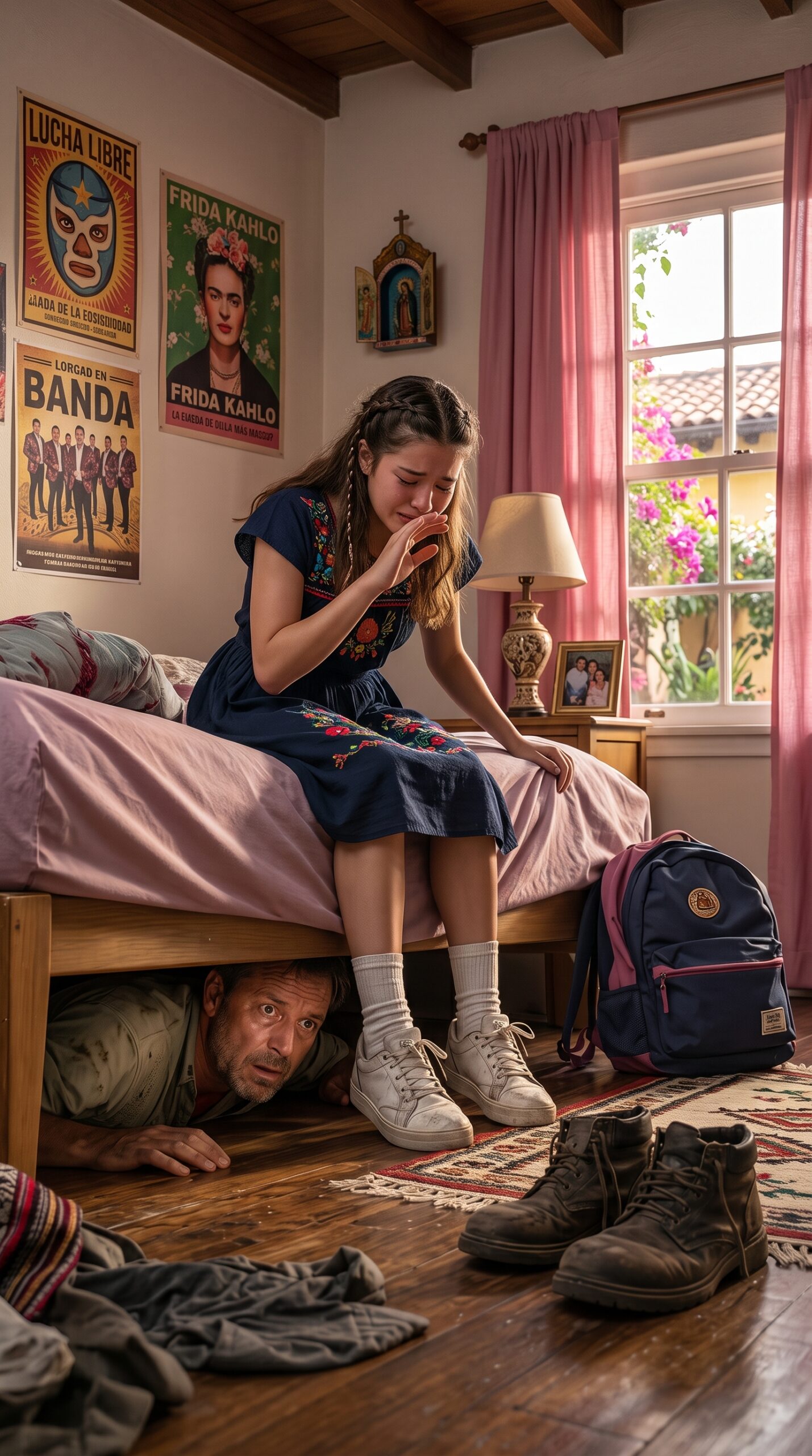 The Neighbor Heard Screams in His House, But He Didn't Believe Until He Heard His Daughter Pleading Beneath Her Own Bed