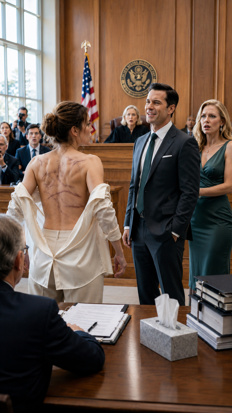 In the Midst of Divorce, He Thought He'd Leave Me with Nothing… Until I Took Off My Coat and the Whole Court Saw the Truth