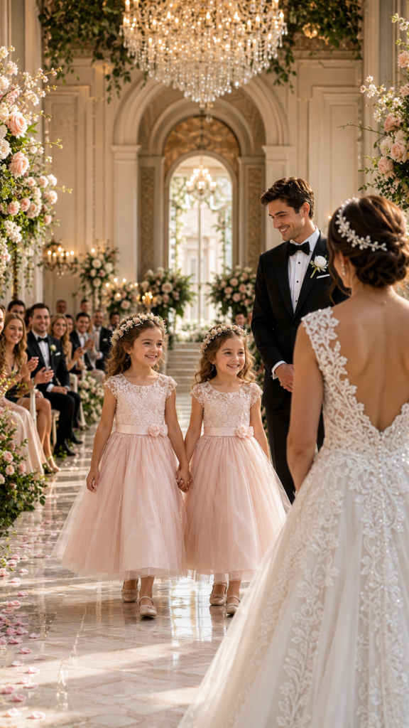 They Invited Two Twin Girls to be Flower Girls at a Tycoon's Wedding... But the Groom Recognized His Own Eyes in Them