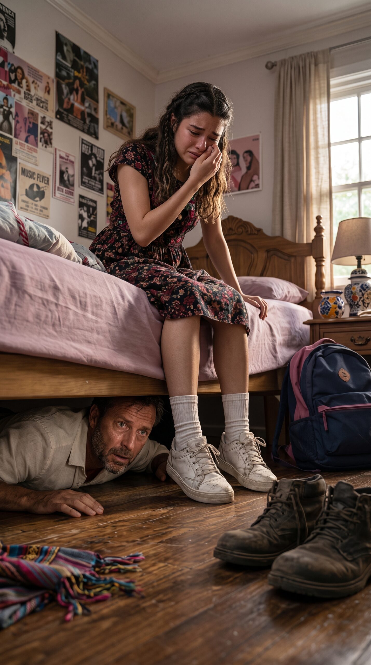 The Neighbor Warned Him That a Girl Was Screaming in His House... and Under His Own Bed He Discovered His Wife Preparing an Unforgivable Betrayal