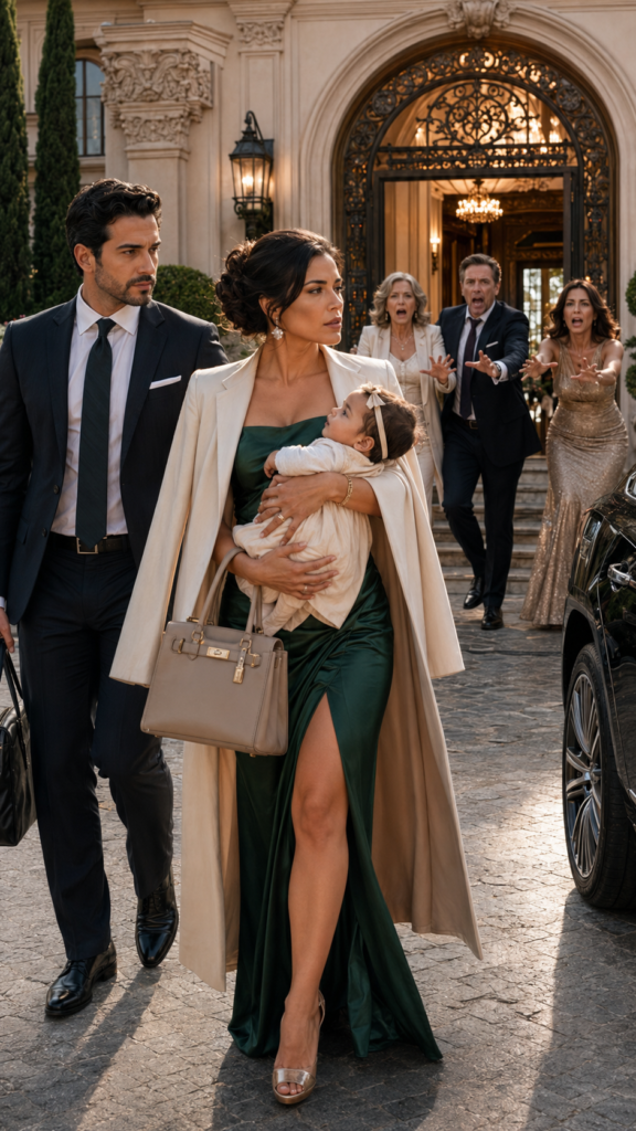 Three Days from Giving Birth, Her Husband Left Her Outside Her Own Mansion... Not Knowing She Could Take Everything with a Call