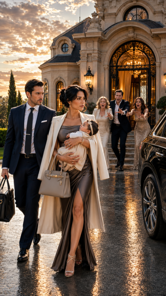 Three Days Before Giving Birth, Her Husband Abandoned Her Outside Their Own Mansion... Not Knowing She Could Take Everything With One Call