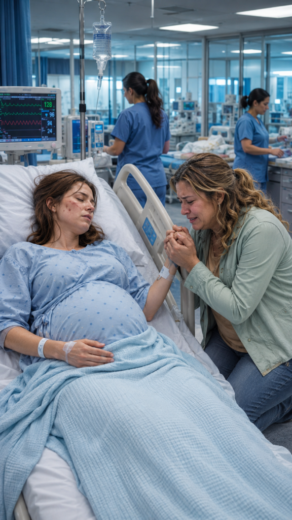 At 5 AM, They Found Their Pregnant Daughter Bleeding at a Bus Stop... But Her Millionaire Mother-in-Law Didn't Know Who She Really Was