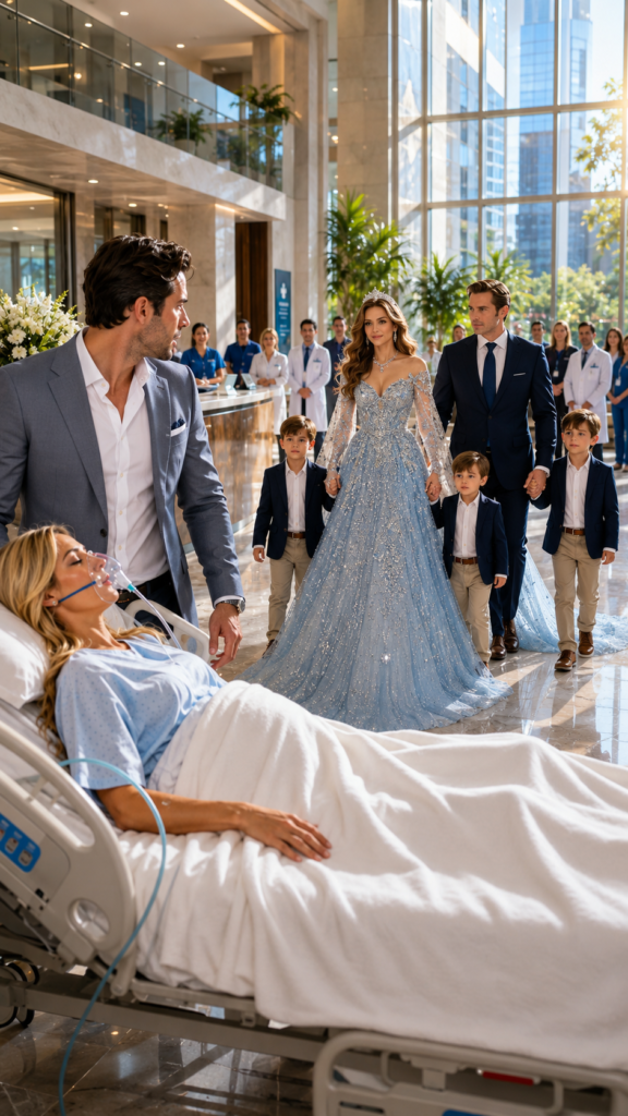 He Abandoned Her Pregnant with Triplets in Intensive Care… 5 Years Later, She Saw Them with a Millionaire and Her Smile Disappeared