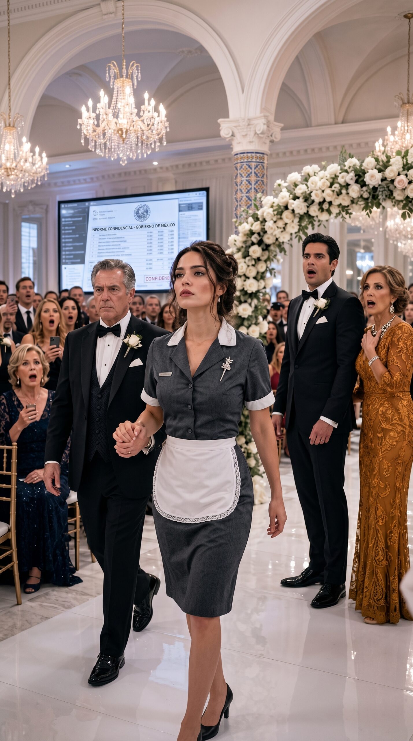 Humiliated in Uniform on Her Wedding Day… But She Arrived at the Altar with a Truth That Destroyed Them
