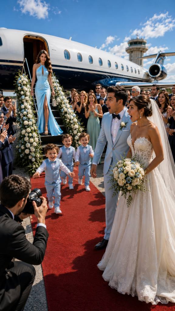 She Was Invited to the Lavish Wedding to Be Humiliated, but She Arrived with the Three Children He Never Knew He Had