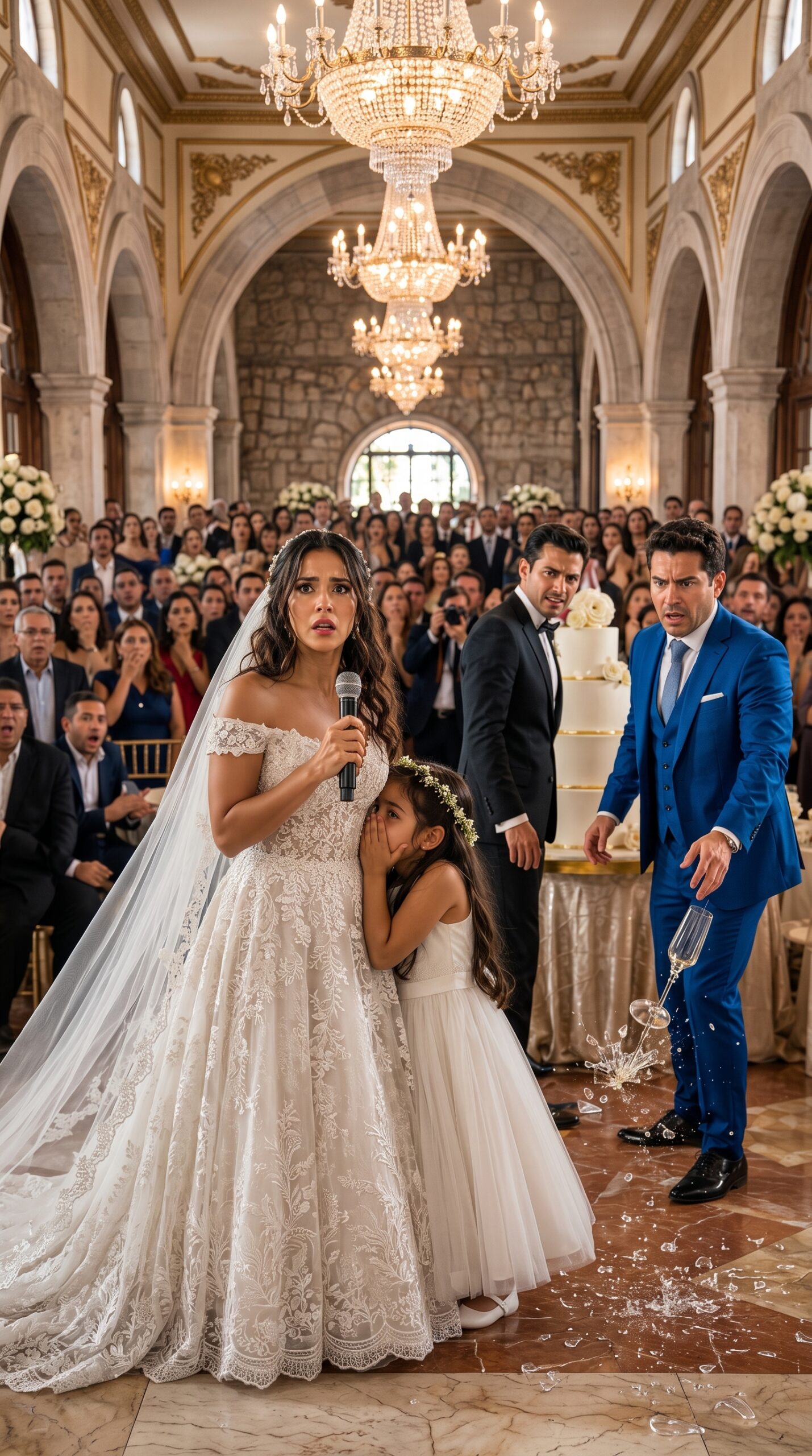 Three Minutes to the Altar, Her Daughter Without a Shoe Whispers the Secret That Destroyed the Wedding