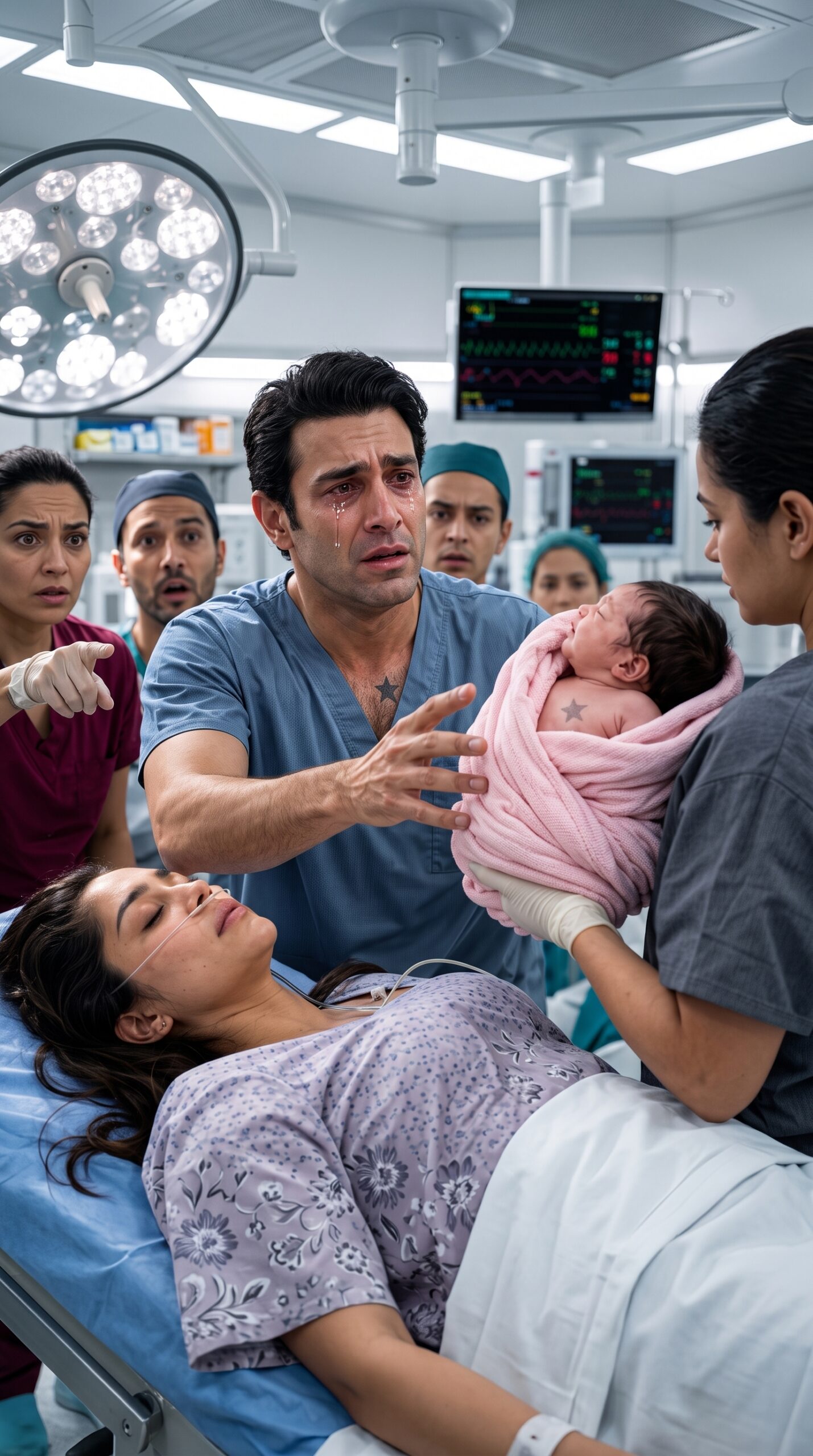 She Ran Away Pregnant in the Rain... and 9 Months Later, She Had to Save the Baby Who Shared Her Blood