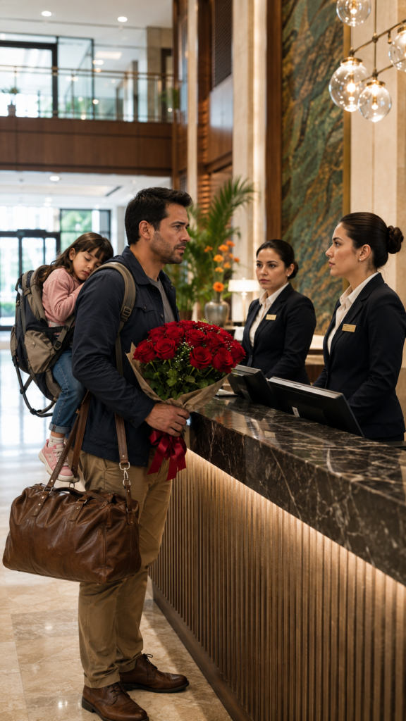 Humiliated in His Own Hotel for Carrying His Sleeping Daughter... Not Knowing He Owned the Whole Place
