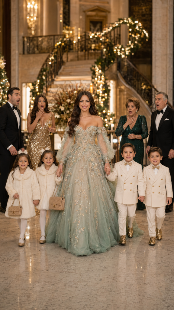 My Ex-Husband Invited Me to Christmas Thinking I Would Arrive Alone, But I Opened the Door with the 4 Children He Denied Before They Were Born