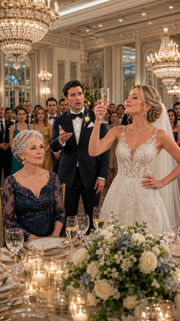 At Her Wedding, the Bride Humiliated Her Mother-in-Law… Not Knowing Her Own Family Was Invading the Wrong Estate