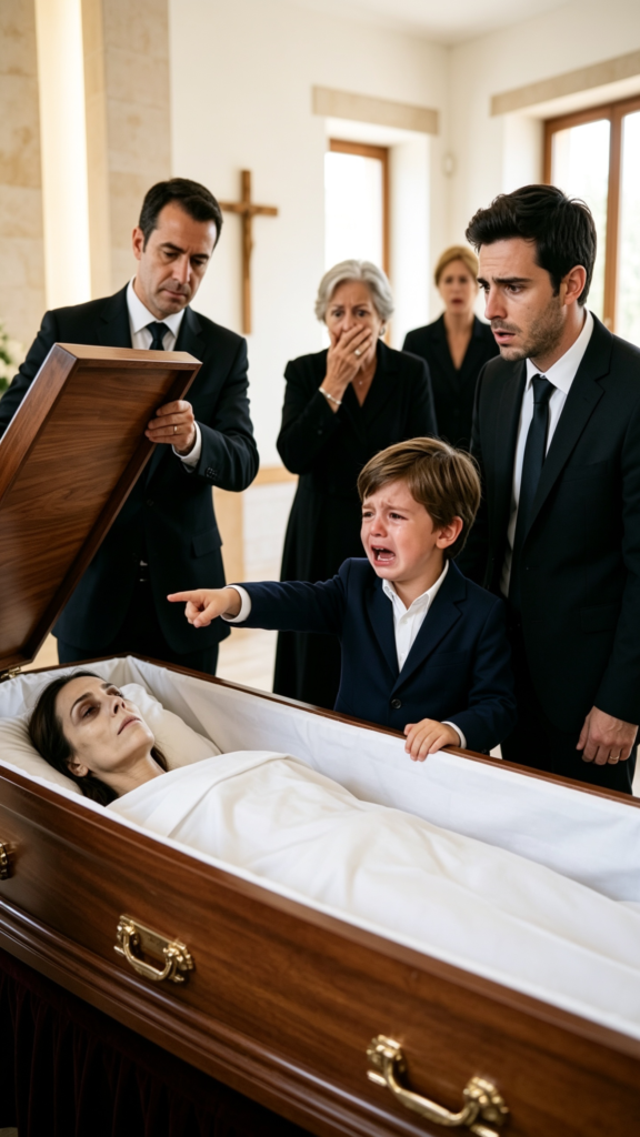 They Were About to Bury His Wife, Until His 5-Year-Old Son Pointed to the Coffin and Said: 'That’s Not My Mom'