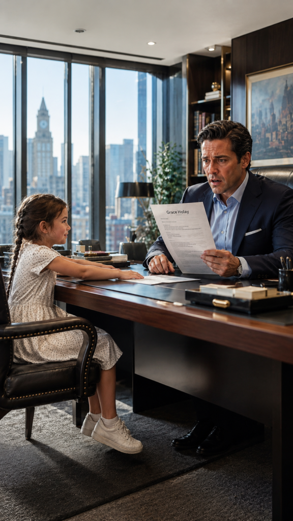 The Poor Girl Went to Her Sick Mom's Interview… and the Millionaire Was Frozen in Shock Upon Reading the Last Name