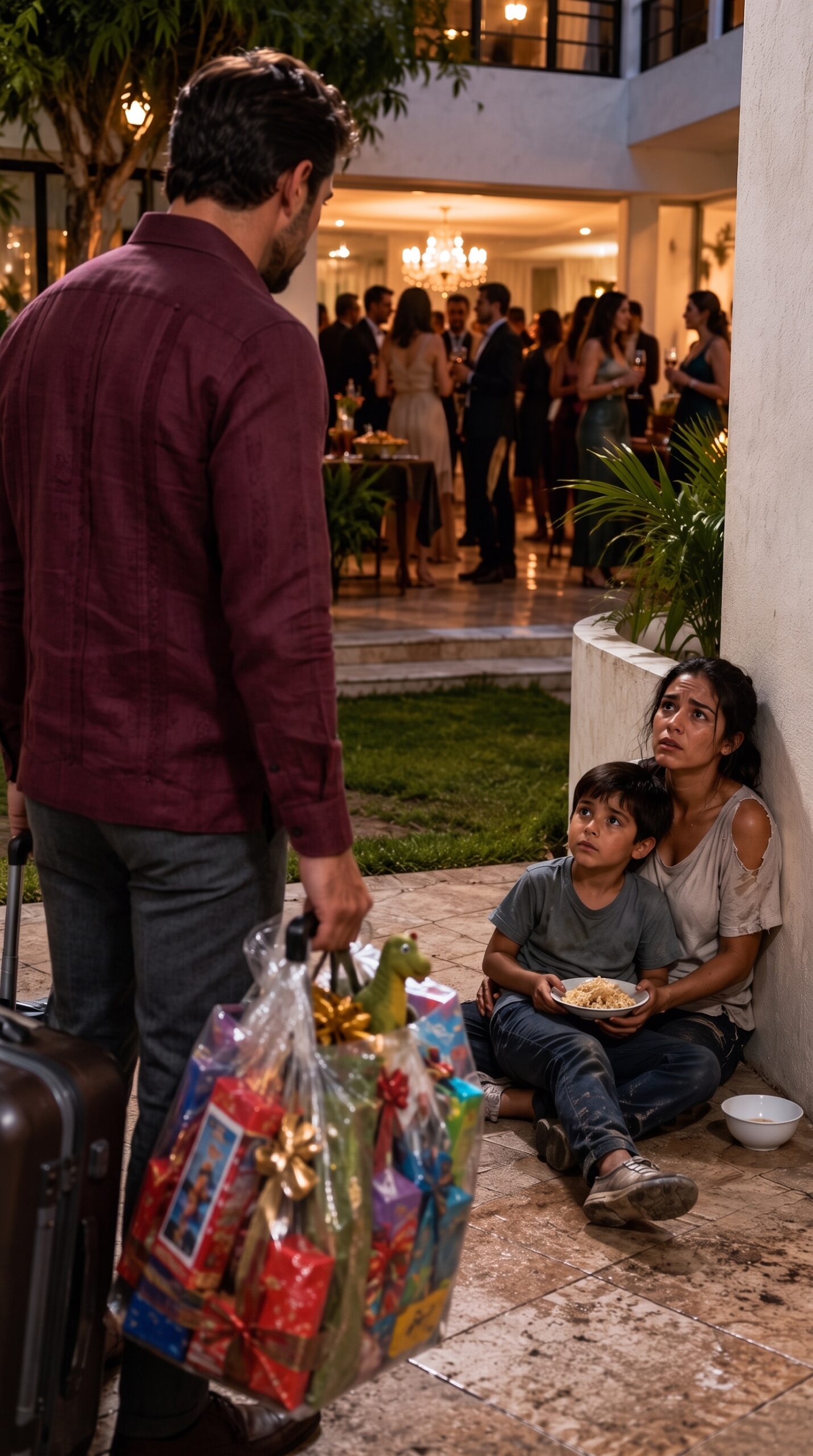 He Returned Early and Found His Wife Eating Leftovers in the Yard... But the Hidden Notebook Unveiled His Mother's Most Cruel Betrayal
