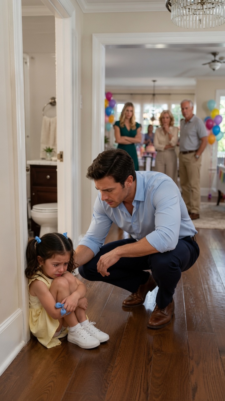 My Daughter Hid Crying at a Family Party... and a Hidden Truth Unveiled the Lie Everyone Wanted to Bury
