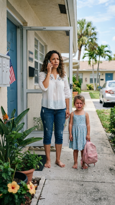 They Left Their 7-Year-Old Granddaughter Crying at a Stranger's Door... But That Same Night, Her Mother Would Turn Off the Money Spigot