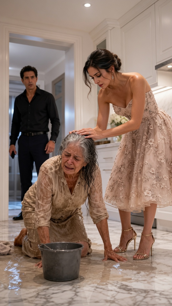She Knelt Before the Bucket to Steal Everything, Not Knowing That Three Weeks of Recordings Would Destroy Her