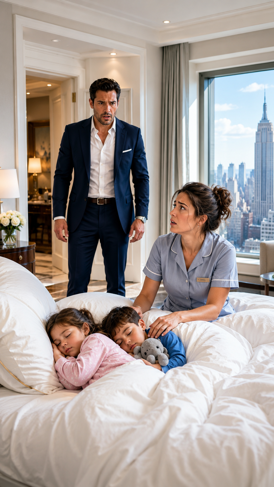 The Millionaire Found Two Sleeping Twins in His Suite… and the Letter His Mother Hid Changed Everything