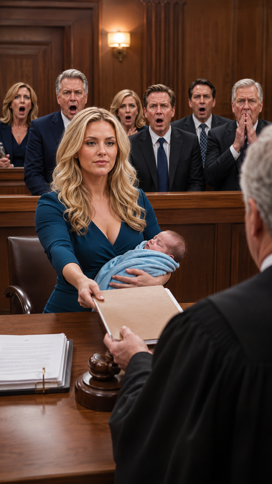 She Walked into the Courthouse with Her Baby and Declared: 'My Son Isn’t My Excuse; He’s the Evidence That Will Bring You Down'