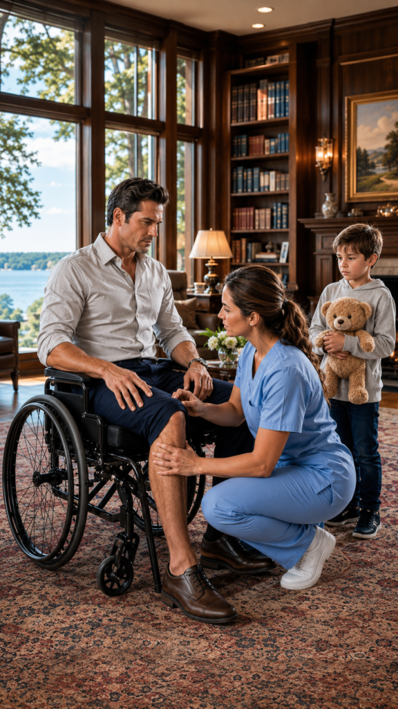 The Therapist Touched the Paralyzed Boss's Back... and Awoke the War His Own Family Had Planned