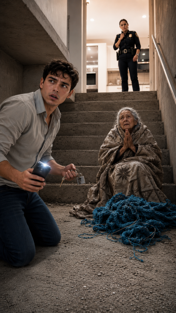 For Three Years They Swore His Grandmother Lived with Nurses... Until He Opened the Basement and Found the Blue Scarf