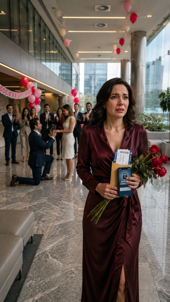 She Brought Flowers to the Office on Valentine's Day and Found Her Husband Proposing to the Director in Front of Everyone