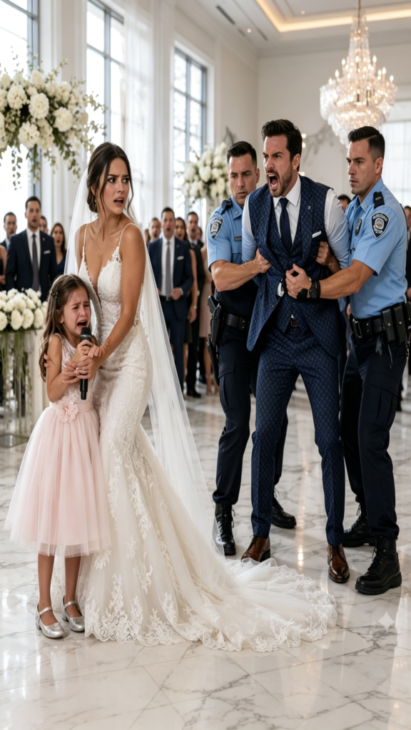 THE GIRL TOOK THE MICROPHONE AT HER MOM'S WEDDING AND SAID: 'HE THREATENED TO KILL YOU LIKE HE DID MY DAD'