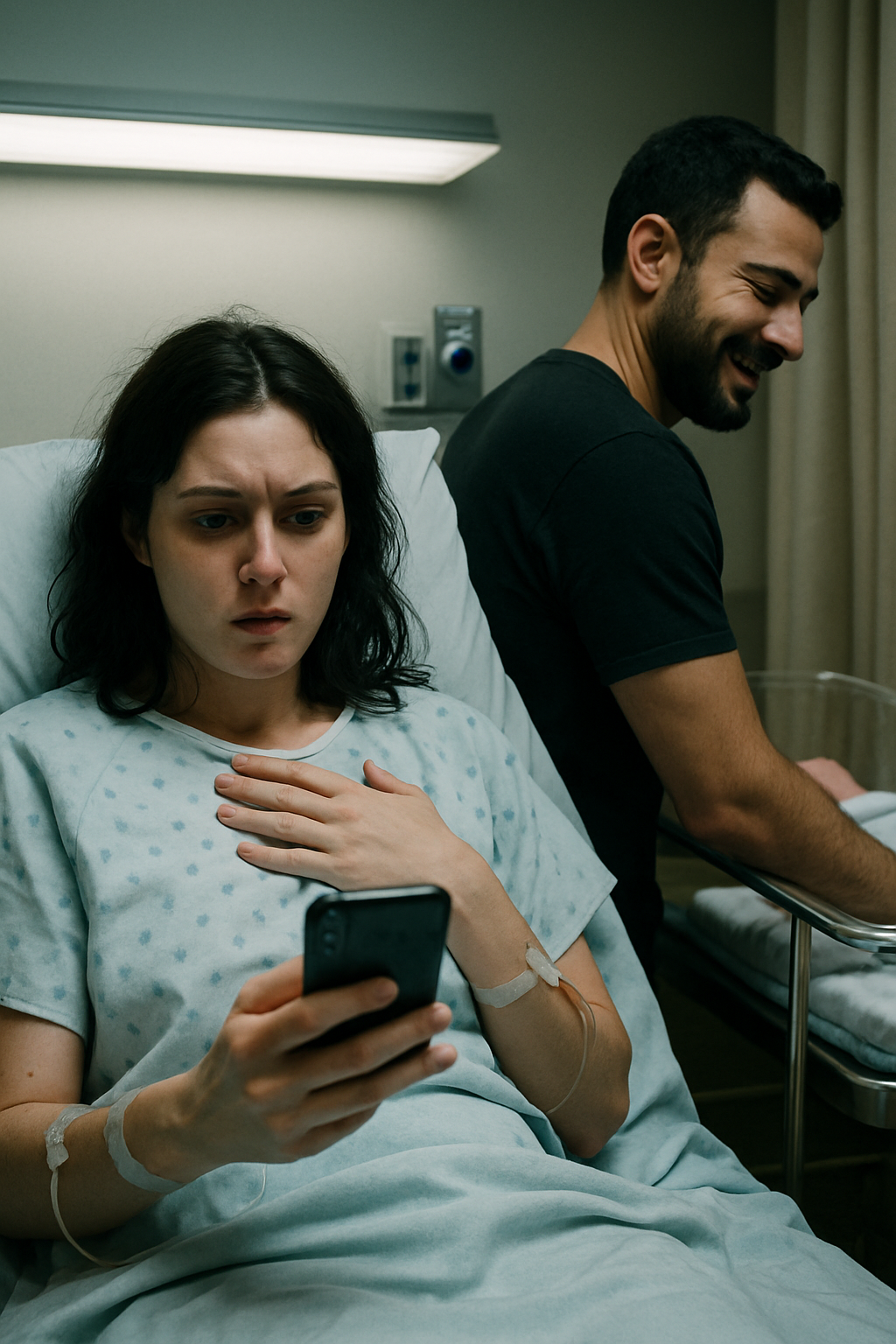 She Was In Labor For Eighteen Hours — When The Nurse Finally Handed Her The Phone, The Text She Read Was Not From Her Husband